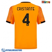 Fotballdrakt Herre AS Roma Bryan Cristante #4 Bortedrakt 2025-26 Kortermet